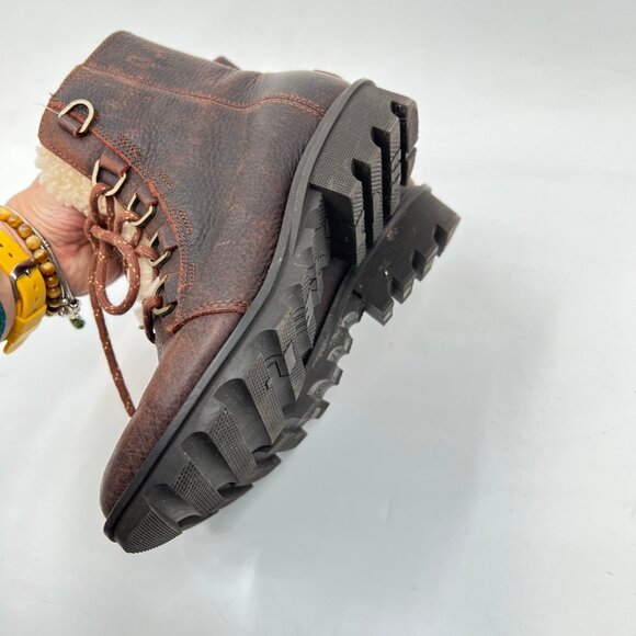 Sorel Leather Fenix Lace Up Boots - Picture 5 of 6